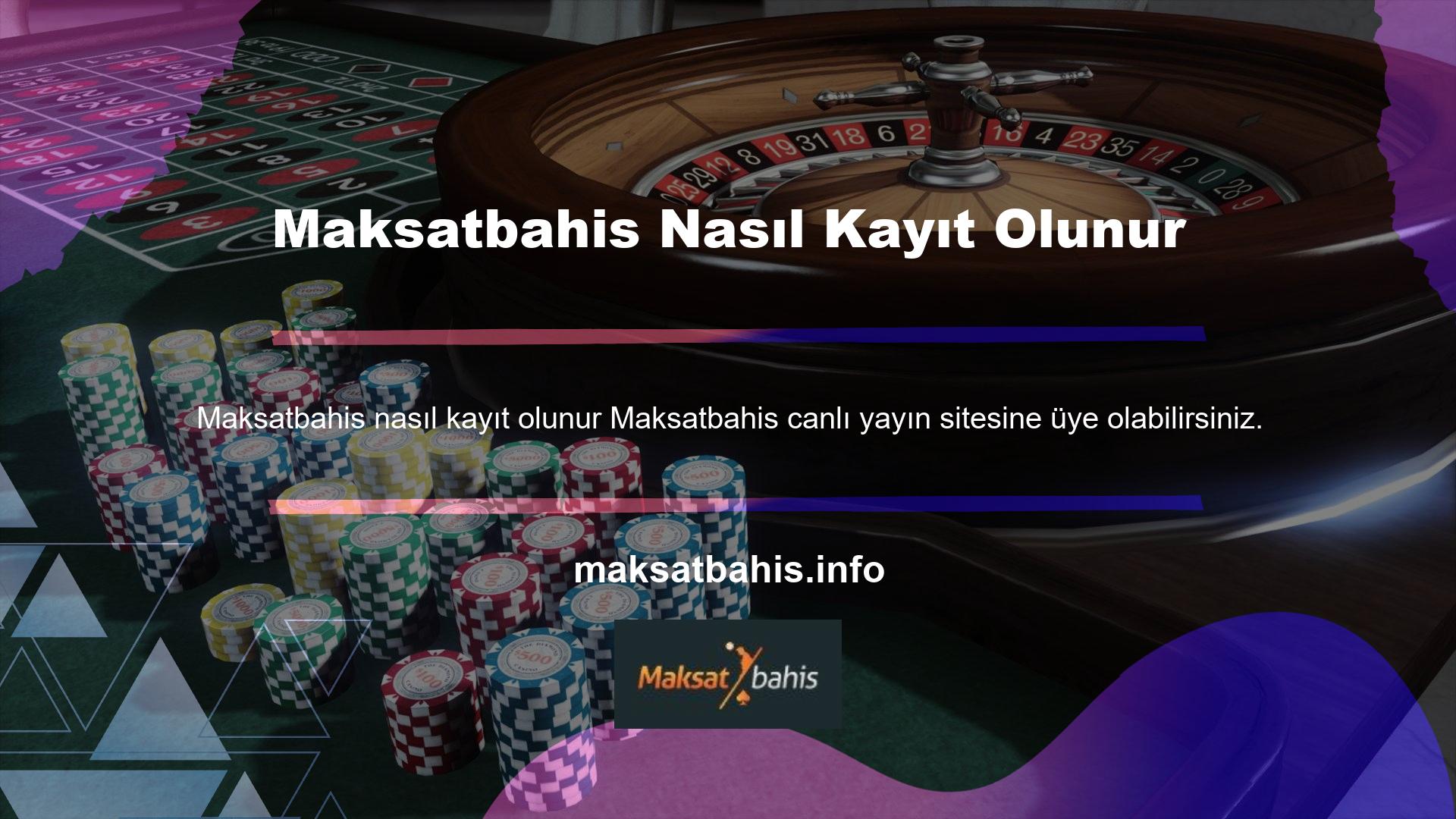 18 yaşını doldurmuş olan herkes Maksatbahis online casino ve bahis sitesine üye olabilir