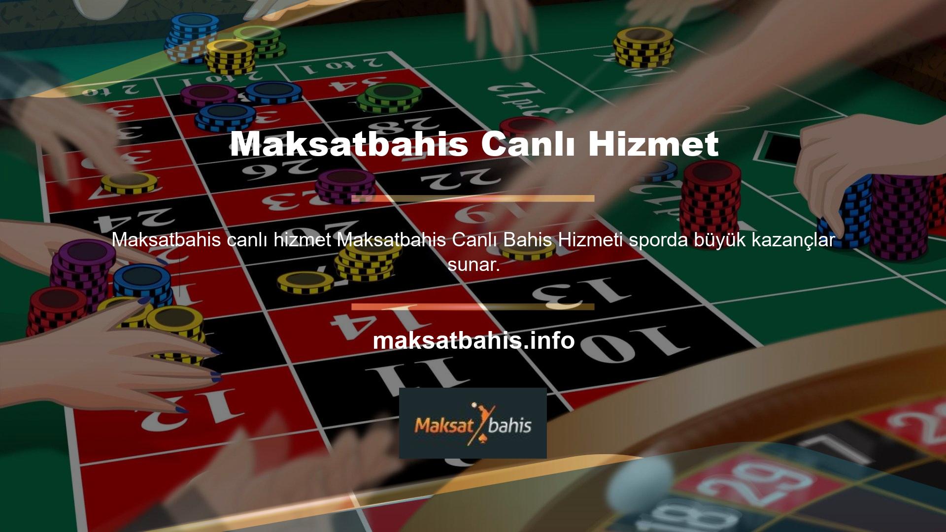 Sitenin canlı casinosunu oynayın Maksatbahis Canlı Bahis Bonus Seçenekleri Farklı Oyun Seçenekleri görülebilir