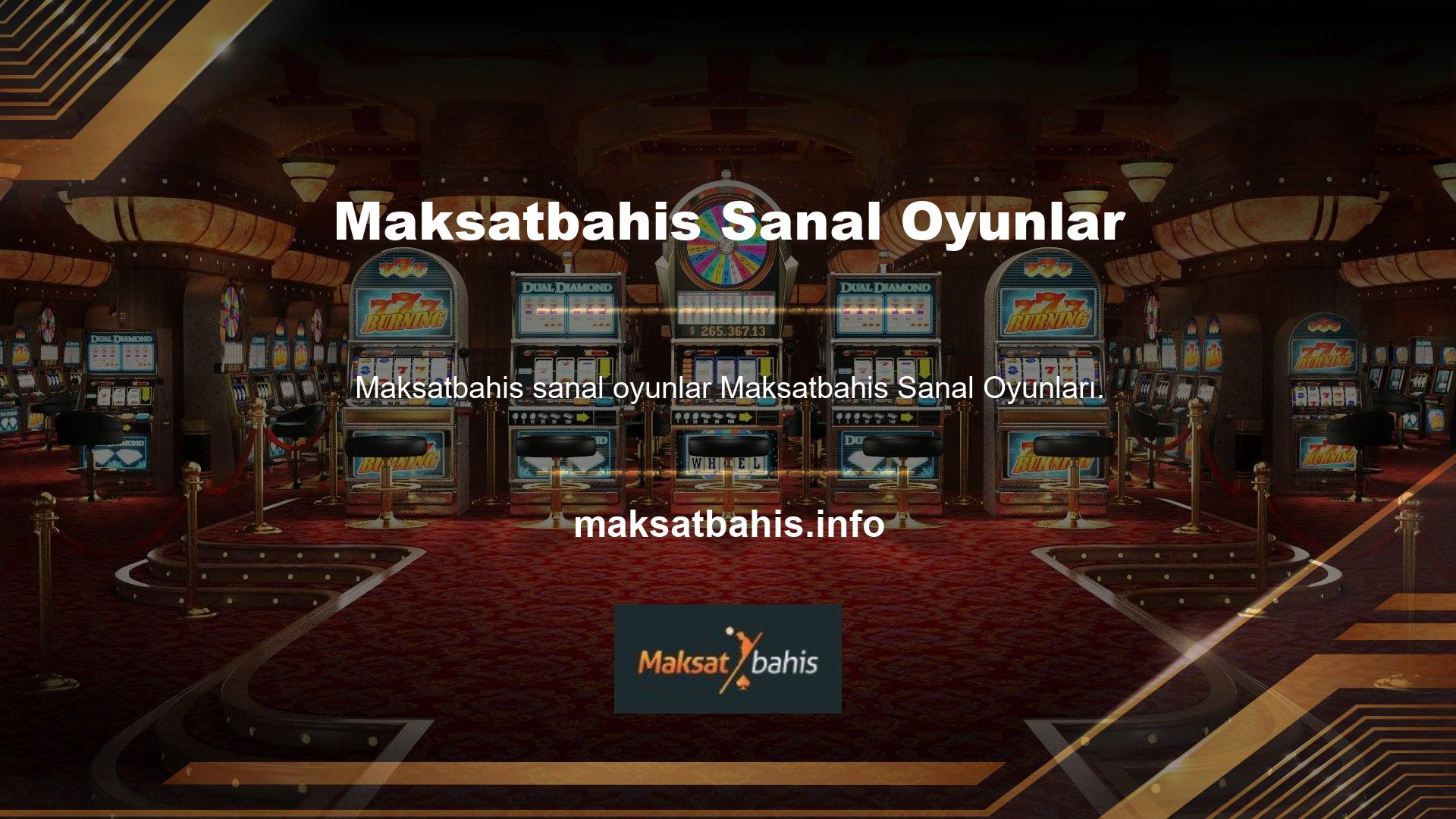 Maksatbahis sanal oyunları diğer kategorilerden daha sık oynanır ve iyi oynarsanız çok para kazanabilirsiniz